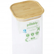 Korkea lasipurkki bambukannella 2,2 l, Pebbly