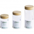 Lasipurkki bambukannella 0,65 l, Pebbly