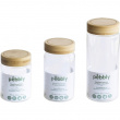 Lasipurkki bambukannella 0,85 l, Pebbly