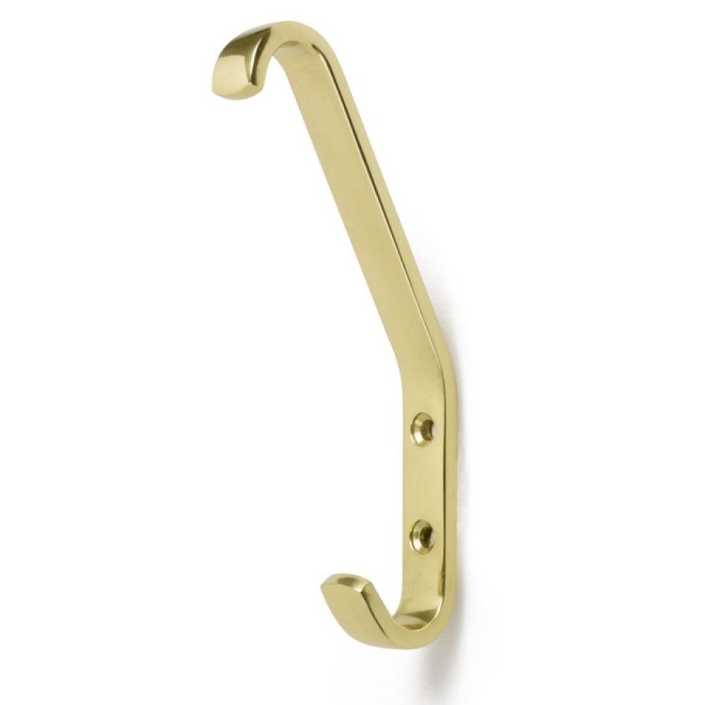 Koulukoukku messinkiä, 13 cm ryhmässä Säilytys / Eteistallennus / Koukut ja ripustimet @ SmartaSaker.se (41071)