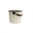 Kannellinen sanko 8 l, Omnioutil, beige/ruskea