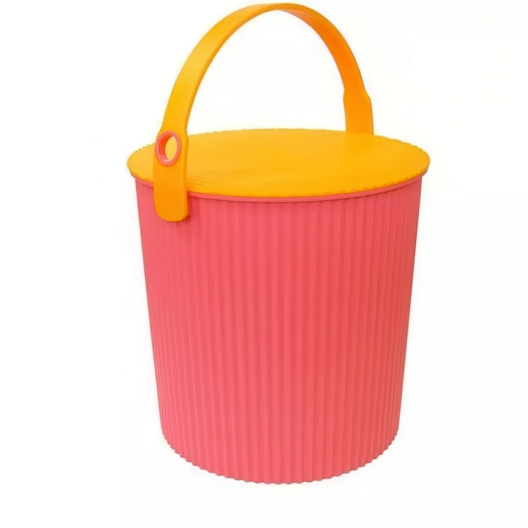 Kannellinen ämpäri 20 l, Omnioutil, pinkki/oranssi ryhmässä Säilytys / Varastointi- ja autotallivarasto / Korjeja ja ämpäreitä @ SmartaSaker.se (41128)