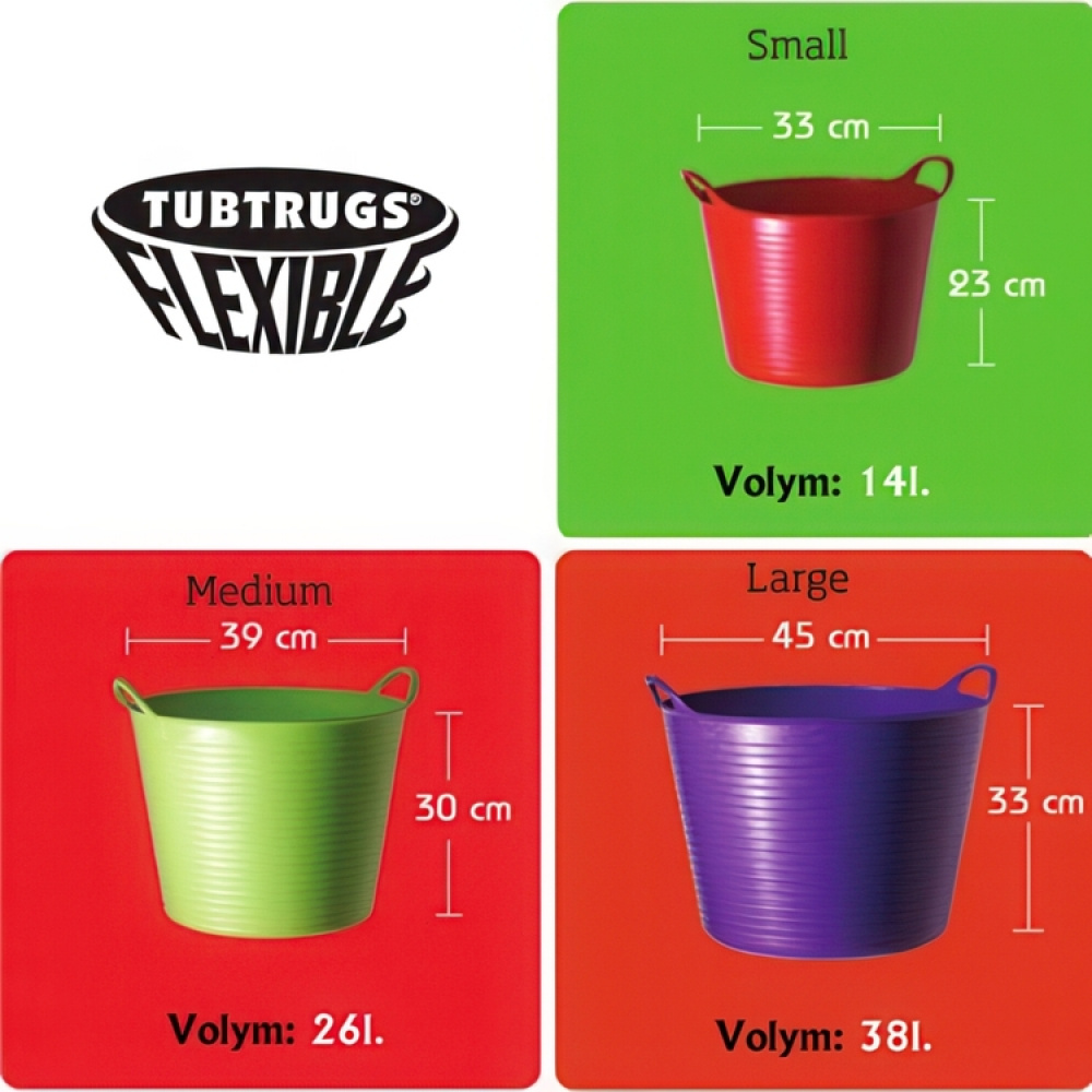 Sanko 14L, Tubtrug ryhmässä Säilytys / Varastointi- ja autotallivarasto / Korjeja ja ämpäreitä @ SmartaSaker.se (41161)