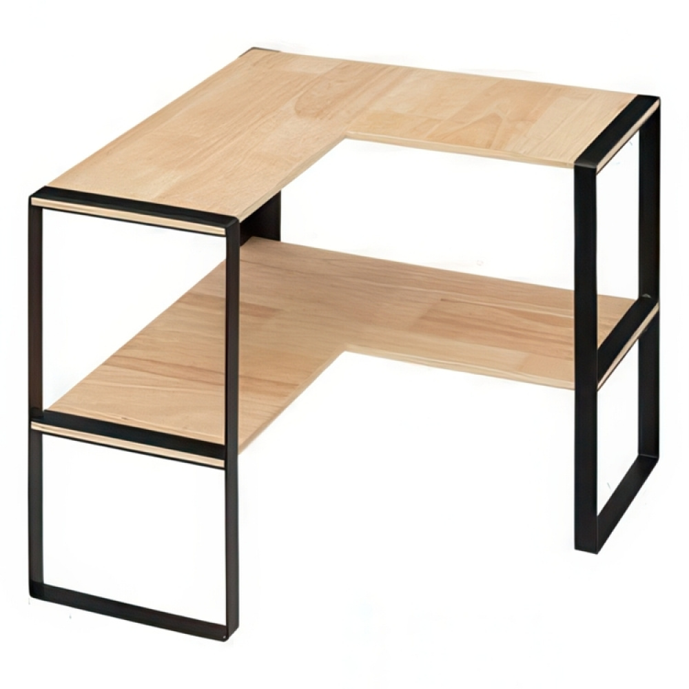 Kulmahylly 2 tasoa, 40x40x35 cm ryhmässä Säilytys / Keittiön säilytys / Järjestä keittiökaapit @ SmartaSaker.se (41168)