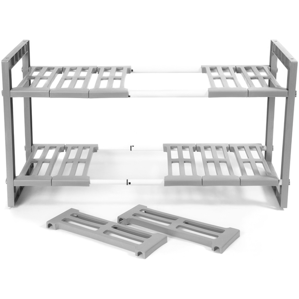 Säädettävä säilytyshylly tiskialtaan alle, 48–85 cm ryhmässä Säilytys / Keittiön säilytys / Järjestä keittiökaapit / Alalaatikko säilytys @ SmartaSaker.se (41175)