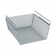 Riippuva lisähylly metallia, 27,5 x 28 x 15 cm
