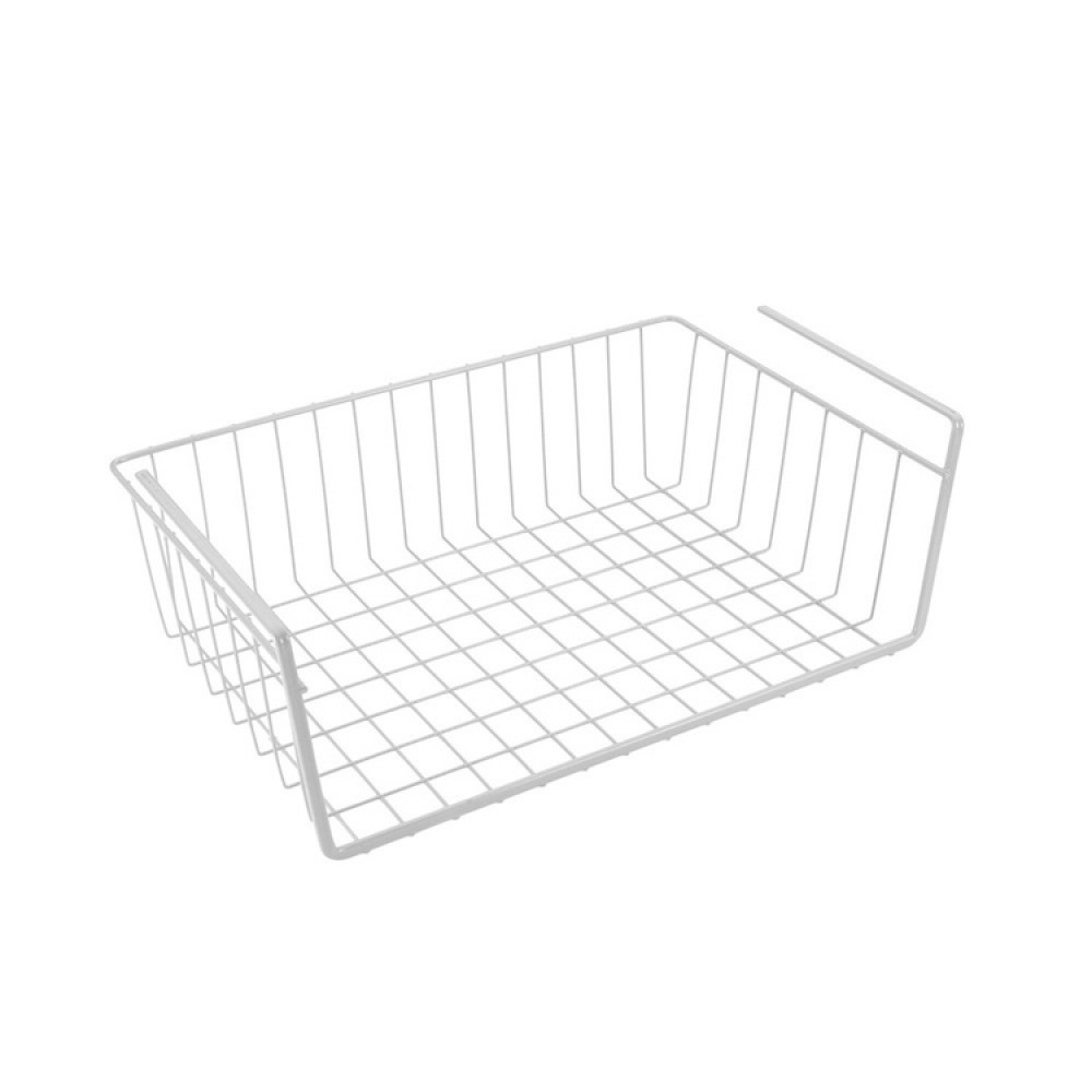 Riippuva säilytyskori, 40 cm, Metaltex, valkoinen ryhmässä Säilytys / Keittiön säilytys / Järjestä keittiökaapit / Alahylly-säilytys @ SmartaSaker.se (41314)