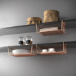 Riippuva metallikori, 40x26 cm, Metaltex