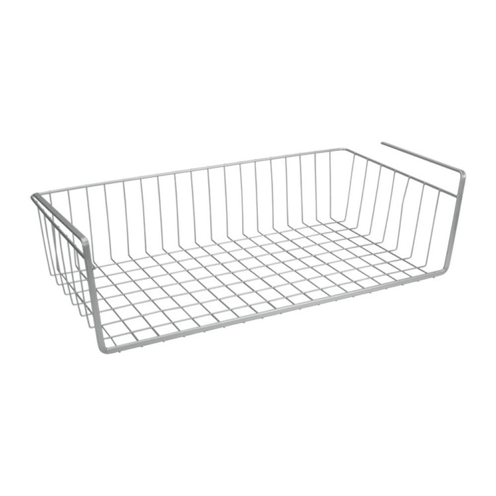 Riippuva säilytyskori, 50 cm, Metaltex, hopea ryhmässä Säilytys / Keittiön säilytys / Järjestä keittiökaapit / Alahylly-säilytys @ SmartaSaker.se (41318)