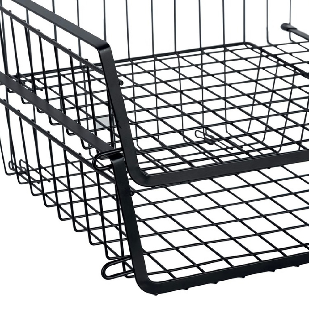 Pinottava metallinen riippukori, 31,5 cm ryhmässä Säilytys / Keittiön säilytys / Järjestä keittiökaapit / Alahylly-säilytys @ SmartaSaker.se (41322)