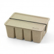 Säilytysrasia kierrätyspahvista, Beige