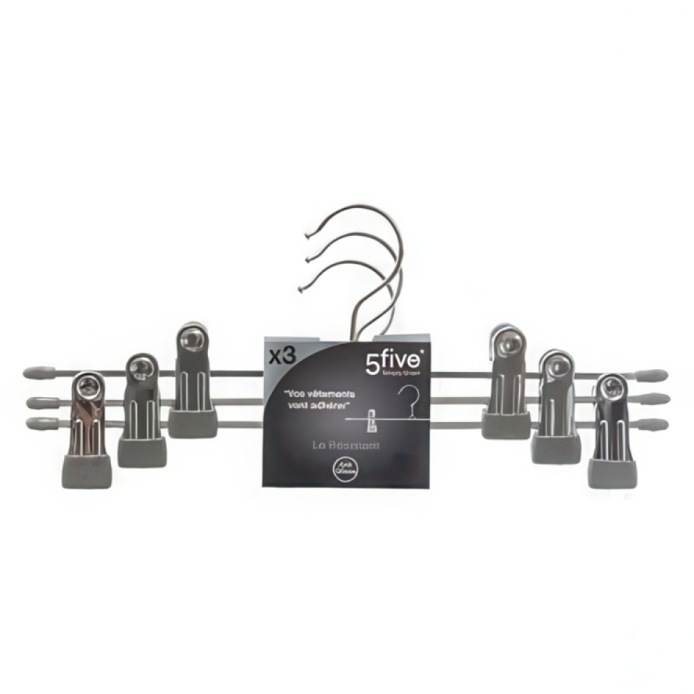 Housuhenkari metallia 3-pack, 30 cm ryhmässä Säilytys / Vaatekaappivarasto / Vaateripustimet ja henkari @ SmartaSaker.se (41362)