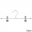 Housuhenkari metallia 3-pack, 30 cm