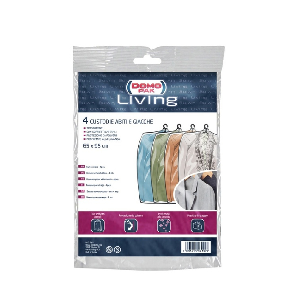 Vaatesuoja laventelin tuoksulla 4-pack, 95 cm ryhmässä Säilytys / Vaatekaappivarasto / Vaatekaapit @ SmartaSaker.se (41435)