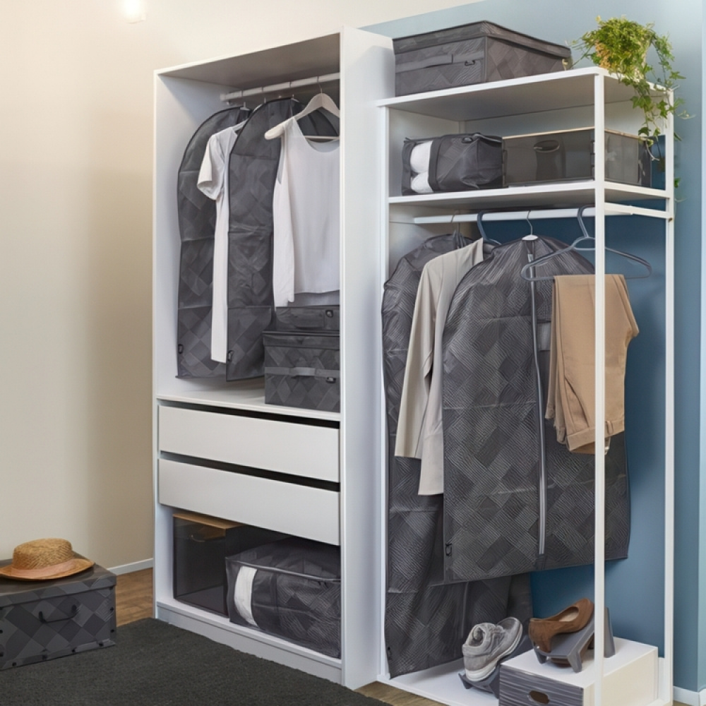 Vaatesuoja, 135 cm, ruudullinen ryhmässä Säilytys / Vaatekaappivarasto / Vaatekaapit @ SmartaSaker.se (41444)