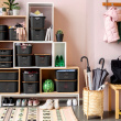 Säilytyskori kierrätysmuovista 13 l, SmartStore, harmaa