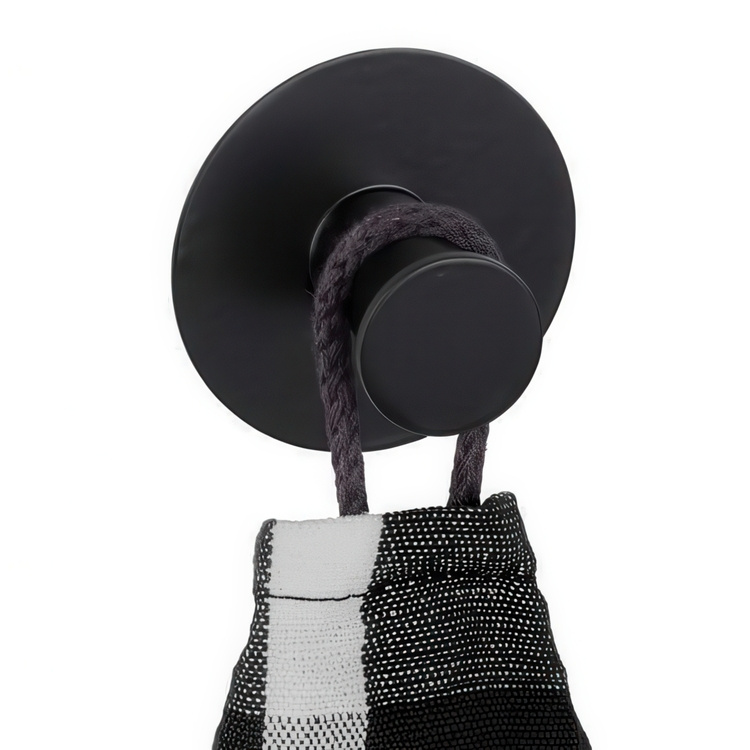 Itseliimautuva metallikoukku, Wenko, musta ryhmässä Säilytys / Magnetit ja itsekiinnittyvät / Itsekiinnittyvät koukut @ SmartaSaker.se (41520)