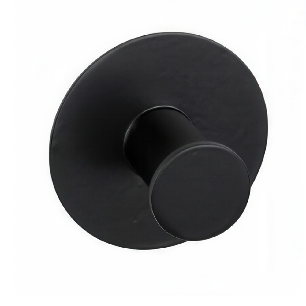 Itseliimautuva metallikoukku, Wenko, musta ryhmässä Säilytys / Magnetit ja itsekiinnittyvät / Itsekiinnittyvät koukut @ SmartaSaker.se (41520)