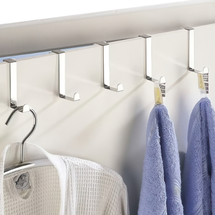 Koukku kaapinoveen ja oveen 6-pack ryhmässä Säilytys / Makuuhuonevarastointi / Käyntiovet @ SmartaSaker.se (41549)