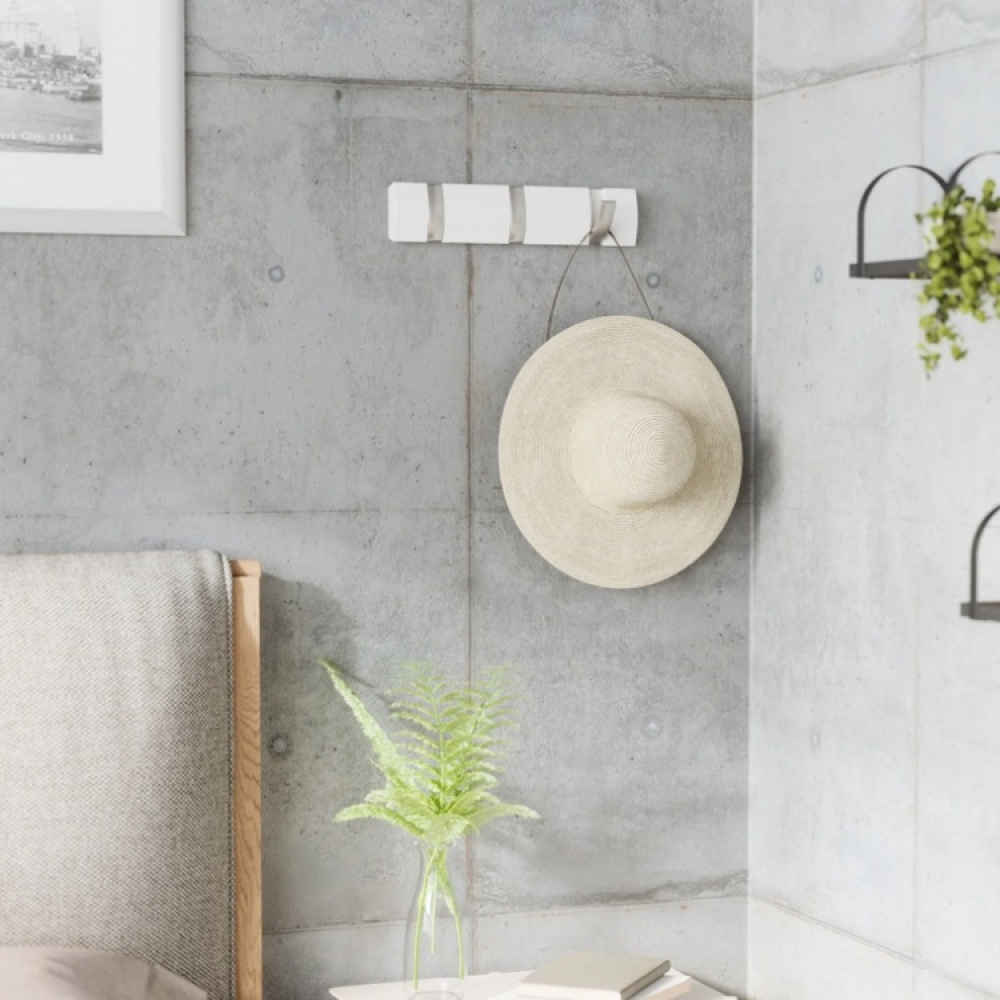 Koukkurima 3 koukulla, Umbra ryhmässä Säilytys / Eteistallennus / Koukut ja ripustimet @ SmartaSaker.se (41562)