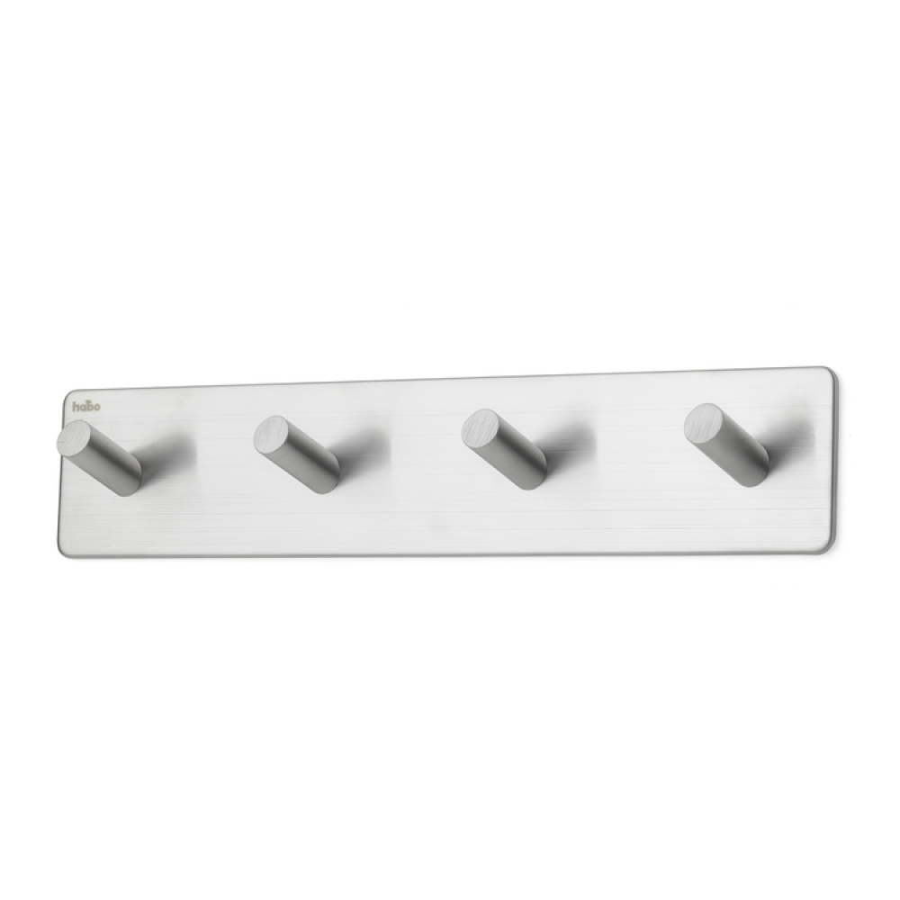 Itseliimautuva koukkulista 4 koukulla, Habo ryhmässä Säilytys / Magnetit ja itsekiinnittyvät / Itsekiinnittyvät koukut @ SmartaSaker.se (41580)