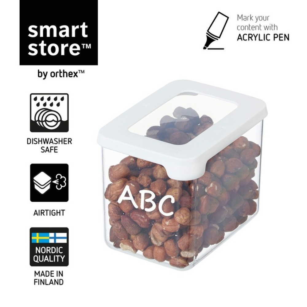 Ilmatiivis säilytysrasia 0,8 l, SmartStore Vision ryhmässä Säilytys / Keittiön säilytys / Säilytysvuokot / SmartStore säilytysastiat @ SmartaSaker.se (41672)