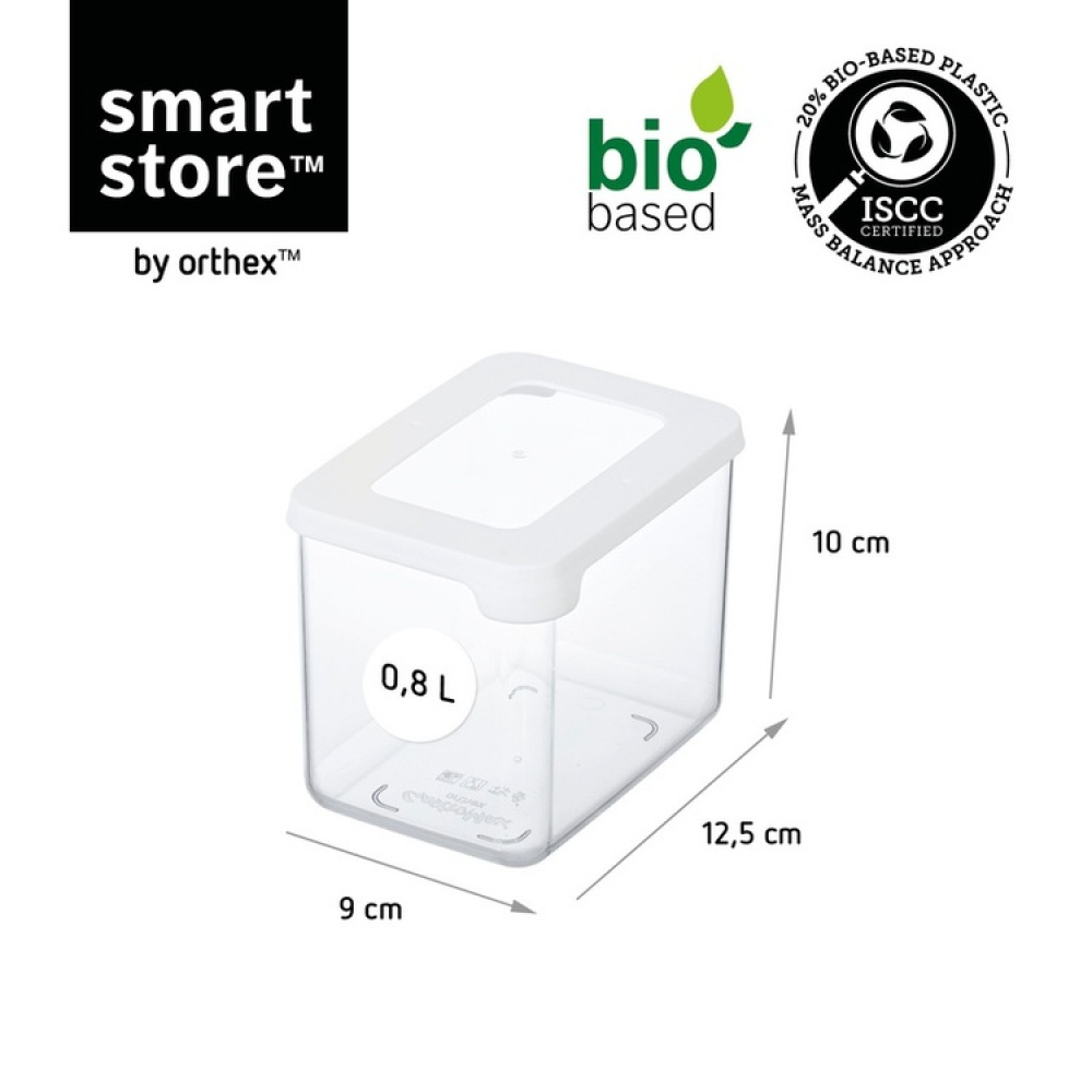 Ilmatiivis säilytysrasia 0,8 l, SmartStore Vision ryhmässä Säilytys / Keittiön säilytys / Säilytysvuokot / SmartStore säilytysastiat @ SmartaSaker.se (41672)