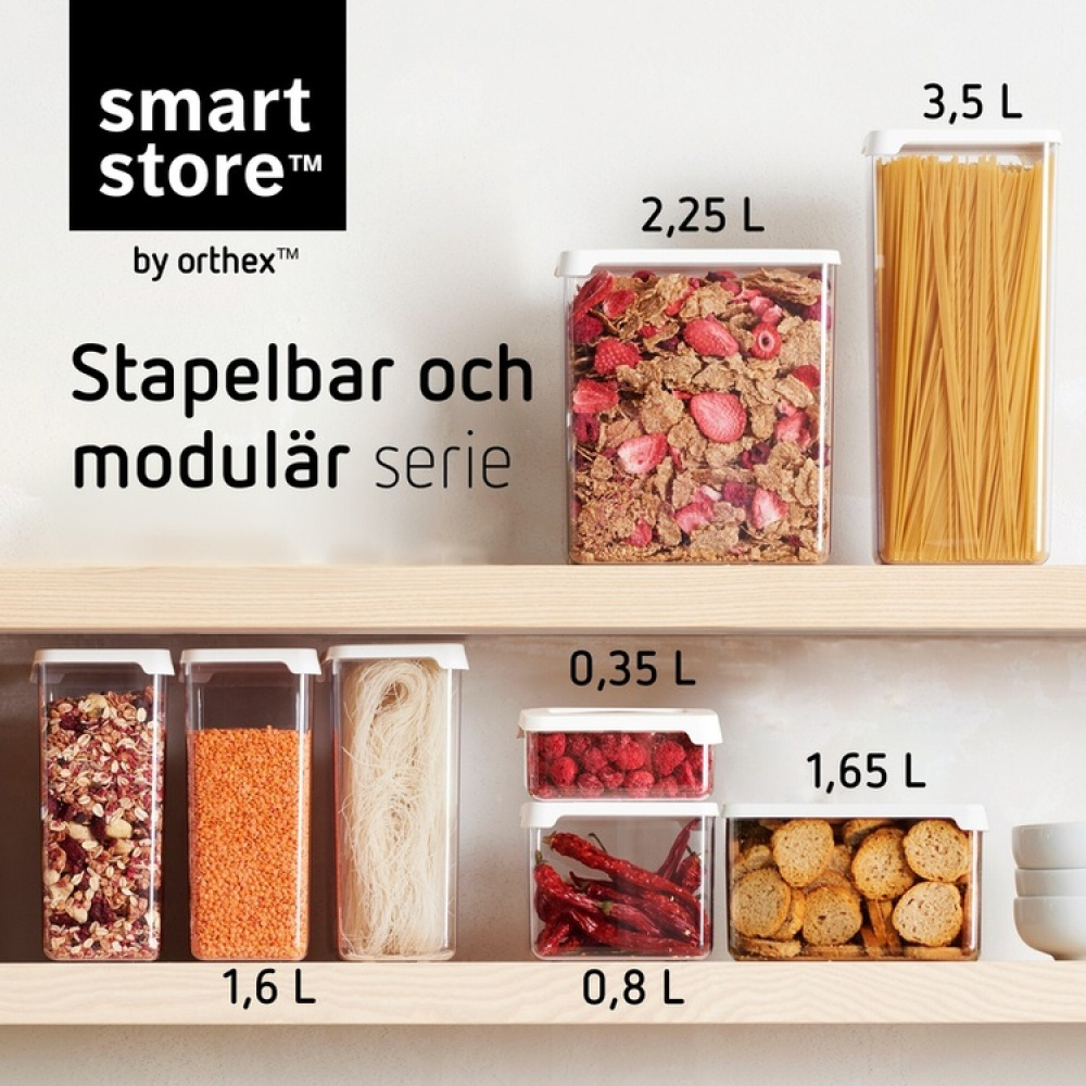 Ilmatiivis säilytysrasia 3,5 l, SmartStore Vision ryhmässä Säilytys / Keittiön säilytys / Säilytysvuokot / SmartStore säilytysastiat @ SmartaSaker.se (41682)