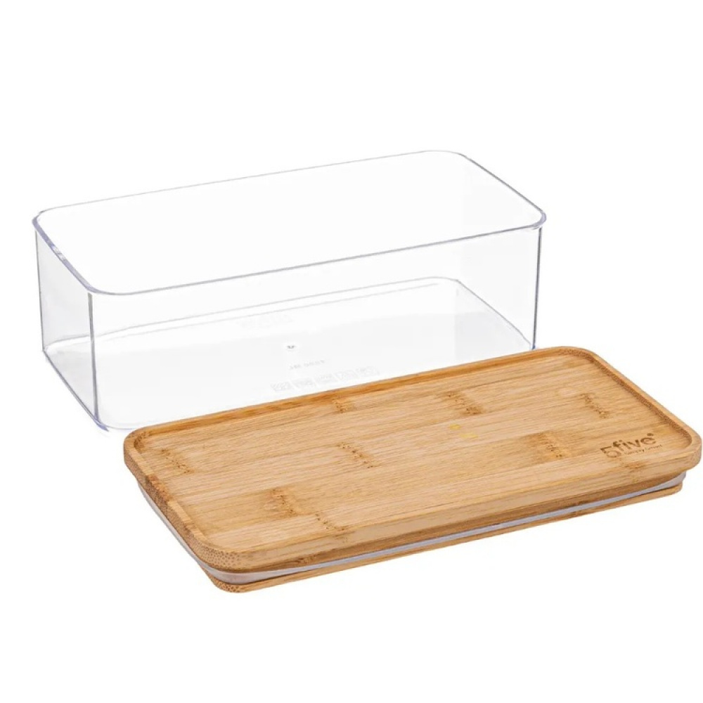Säilytysrasia bambukannella 1 l, Eske ryhmässä Säilytys / Keittiön säilytys / Säilytysvuokot @ SmartaSaker.se (41693)