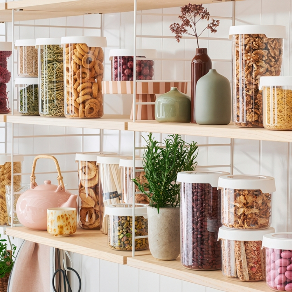 Ilmatiivis pyöreä säilytysrasia 1,45 l, SmartStore Vision ryhmässä Säilytys / Keittiön säilytys / Säilytysvuokot / SmartStore säilytysastiat @ SmartaSaker.se (41702)