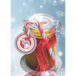 Ylelliset riippuetiketit jouluaiheilla, 4 kpl, 3D CHRISTMAS GIFT TAGS, Ø 5 cm