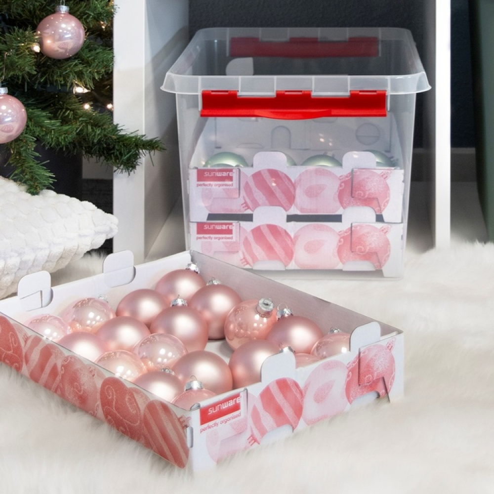 Joulukoristelaatikko 22 l, X-Mas ryhmässä Säilytys / Varastointi- ja autotallivarasto @ SmartaSaker.se (41725)