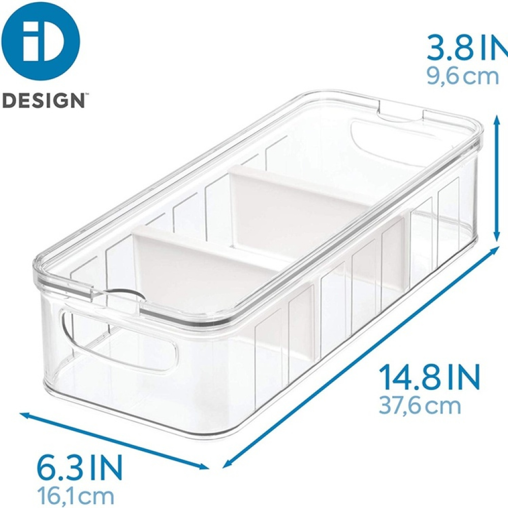 Jääkaapin säilytyslaatikko, 38,1 x 16,5 cm, iDesign ryhmässä Säilytys / Keittiön säilytys / Jääkaappisäilytys @ SmartaSaker.se (41811)