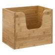 Avolaatikko, pinottava, STACK LARGE BAMBOO BASKET, 31,5 x 21,5 x K 26,5 cm, Luonnonvärinen
