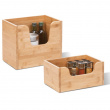 Avolaatikko, pinottava, STACK LARGE BAMBOO BASKET, 31,5 x 21,5 x K 26,5 cm, Luonnonvärinen