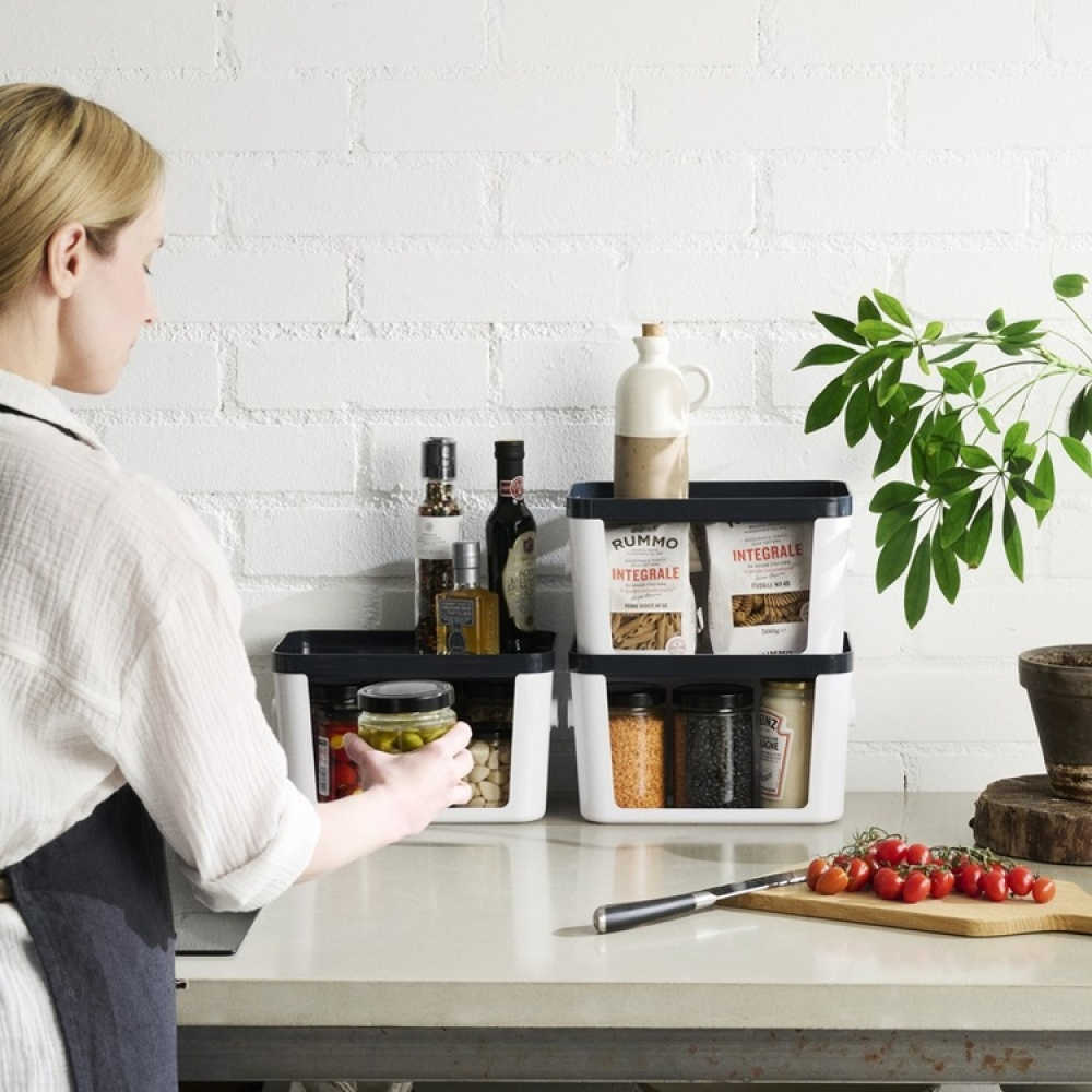 Säilytyslaatikko avoimella etuosalla 7,2 l, SmartStore ryhmässä Säilytys / Säilytyskorit / SmartStore säilytyslaatikot @ SmartaSaker.se (41833)
