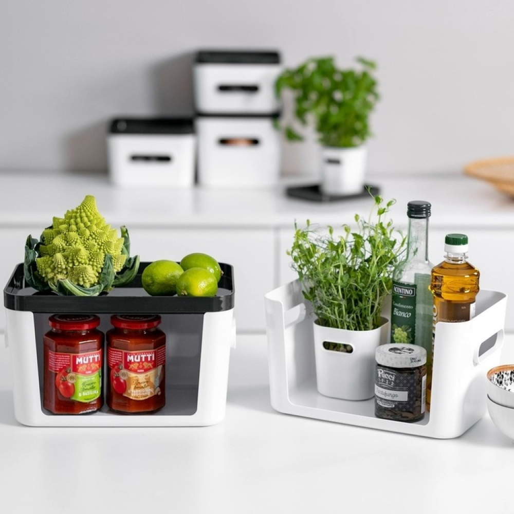 Säilytyslaatikko avoimella etuosalla 7,2 l, SmartStore ryhmässä Säilytys / Säilytyskorit / SmartStore säilytyslaatikot @ SmartaSaker.se (41833)