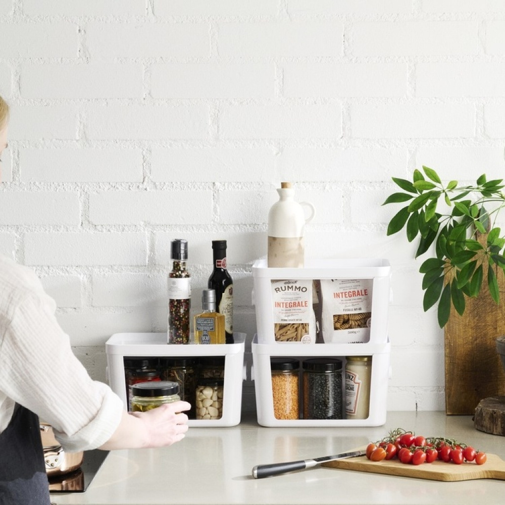 Säilytyslaatikko avoimella etuosalla 7,2 l, SmartStore ryhmässä Säilytys / Säilytyskorit / SmartStore säilytyslaatikot @ SmartaSaker.se (41833)