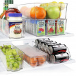Avoin säilytyslaatikko jääkaappiin, 37x22 cm