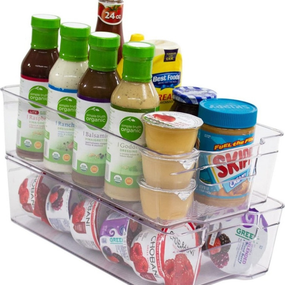 Avoin säilytyslaatikko jääkaappiin, 31x21 cm ryhmässä Säilytys / Keittiön säilytys / Jääkaappisäilytys @ SmartaSaker.se (41862)