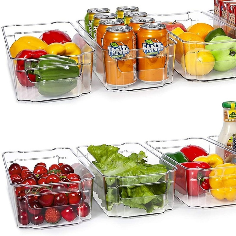 Avoin säilytyslaatikko jääkaappiin, 31,5 x 15,5 cm ryhmässä Säilytys / Keittiön säilytys / Jääkaappisäilytys @ SmartaSaker.se (41867)