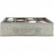 Kangassäilytyslaatikko, 16 lokeroa