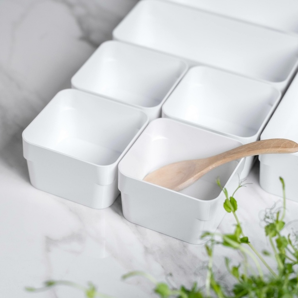Laatikkojaotin pientavaroille, 10 x 10 x 6 cm, SmartStore ryhmässä Säilytys / Säilytyskorit / Pienvarastointi @ SmartaSaker.se (41907)