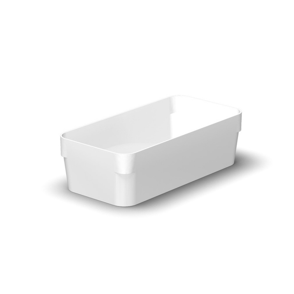 Pitkänomainen laatikkojärjestäjä pientavaroille, 20x10x6 cm, SmartStore ryhmässä Säilytys / Säilytyskorit / Pienvarastointi @ SmartaSaker.se (41911)