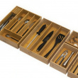 Laatikkojäsennin bambua, 3 lokeroa, 38x28 cm, 5five