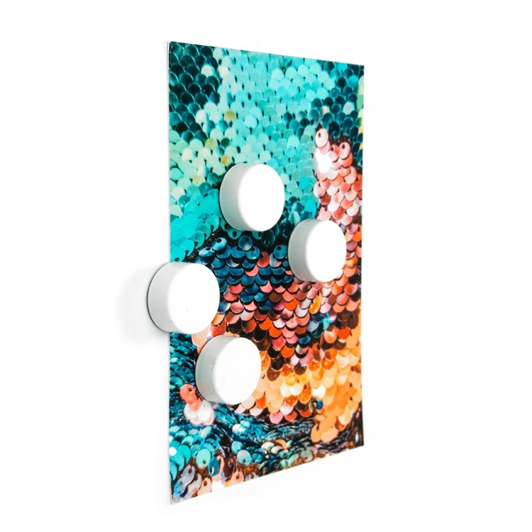Pyöreä magneetti 4-pack, Valkoinen ryhmässä Säilytys / Magnetit ja itsekiinnittyvät / Vahvat magneetit @ SmartaSaker.se (42011)