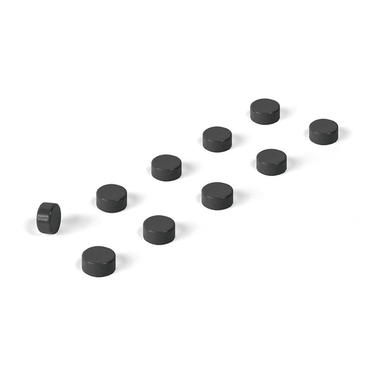 Magneetit, mini, vahvat, 10 kpl, STEELY BLACK, Ø 0,6 x K 0,3 cm, Musta ryhmässä Säilytys / Magnetit ja itsekiinnittyvät / Vahvat magneetit @ SmartaSaker.se (42021)