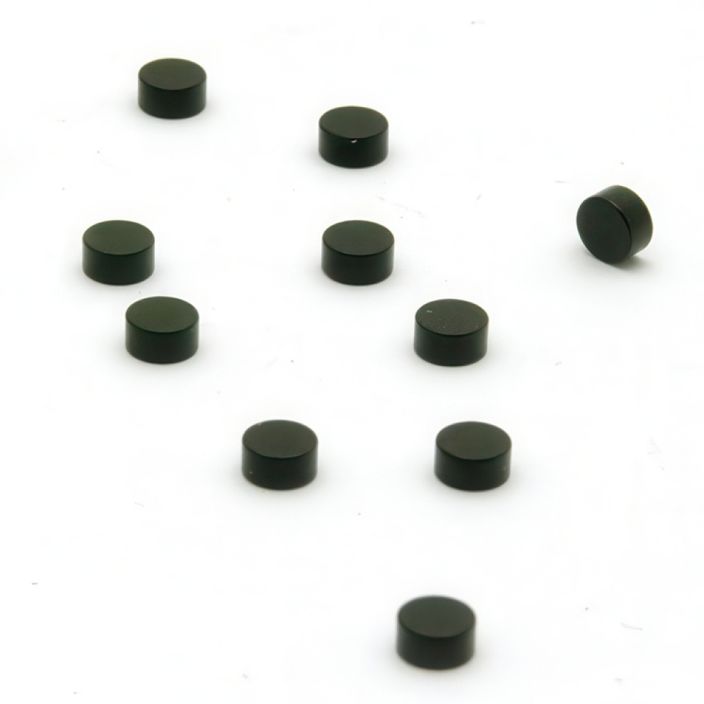 Magneetit, mini, vahvat, 10 kpl, STEELY BLACK, Ø 0,6 x K 0,3 cm, Musta ryhmässä Säilytys / Magnetit ja itsekiinnittyvät / Vahvat magneetit @ SmartaSaker.se (42021)