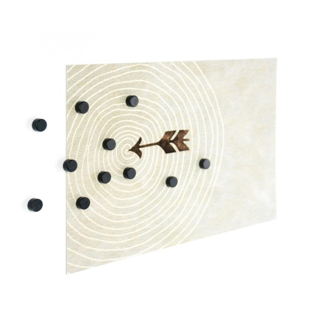 Magneetit, mini, vahvat, 10 kpl, STEELY BLACK, Ø 0,6 x K 0,3 cm, Musta ryhmässä Säilytys / Magnetit ja itsekiinnittyvät / Vahvat magneetit @ SmartaSaker.se (42021)