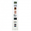 Magneettinen valokuvaripustin painolla ja 8 magneetilla 150 cm, hopea